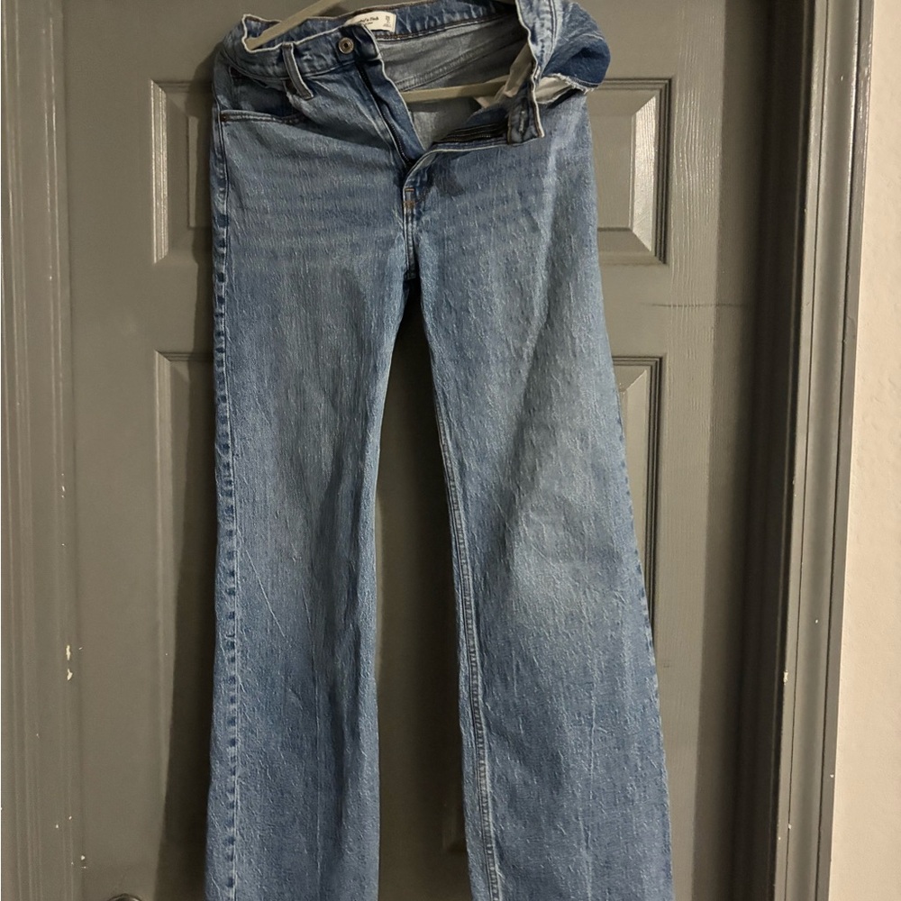 Abercrombie & Fitch Light Blue Flare Jeans